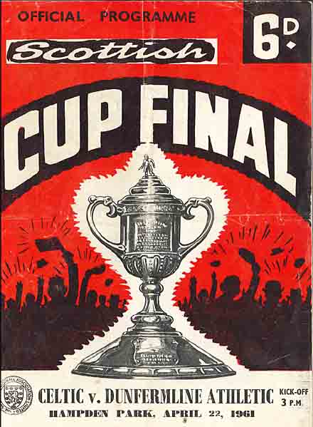 1961 Scottish Cup Final Programme 1961 Scottish Cup Final Programme