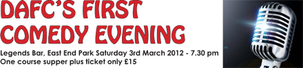 Comedy Night banner Comedy Night banner