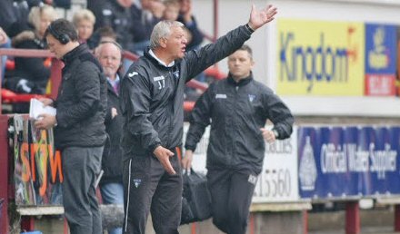 Dug out Dunfermline v Alloa Athletic Dug out Dunfermline v Alloa Athletic