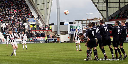Martin Hardie v Raith Rovers Martin Hardie v Raith Rovers