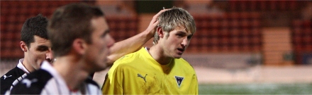 Greg Paterson after his debut Greg Paterson after his debut