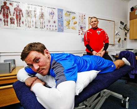 ANDY BARROWMAN ON TREATMENT TABLE ANDY BARROWMAN ON TREATMENT TABLE
