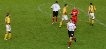 Jordan White subbed in 54 Jordan White subbed in 54