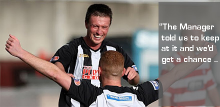 Joe Cardle celebrates Joe Cardle celebrates