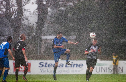 weather closed in during the latter stages of the second half weather closed in during the latter stages of the second half