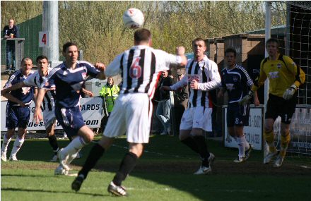 Scott Thomson returns header for Calum Woods opener Scott Thomson returns header for Calum Woods opener