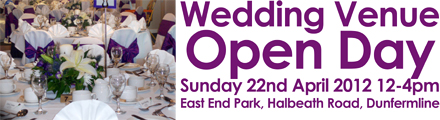 Wedding Open Day banner Wedding Open Day banner