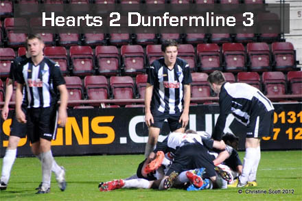 Hearts 2 Dunfermline 3 Hearts 2 Dunfermline 3