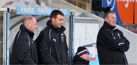 Jim McIntyre and Terry Butcher Jim McIntyre and Terry Butcher