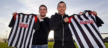 Kyle Hutton and Jordan McMillan at Dunfermlin?e Athletic FC news conference?.At Pitreavie- Dunfermlin?e Academy of Sport, Dunfermlin?e. Picture, Craig Brown .Thursday 2nd February Kyle Hutton and Jordan McMillan at Dunfermlin?e Athletic FC news conference?.At Pitreavie- Dunfermlin?e Academy of Sport, Dunfermlin?e. Picture, Craig Brown .Thursday 2nd February