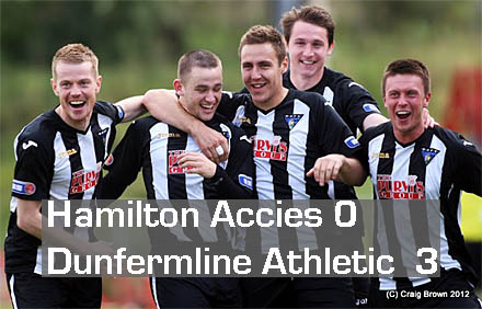 Hamilton 0 Dunfermline 3 Hamilton 0 Dunfermline 3