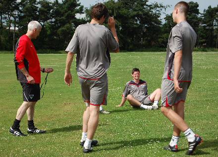 Under 19s Training Under 19s Training
