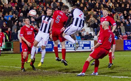 Andy Geggan scores his first ever for Dunfermline Andy Geggan scores his first ever for Dunfermline