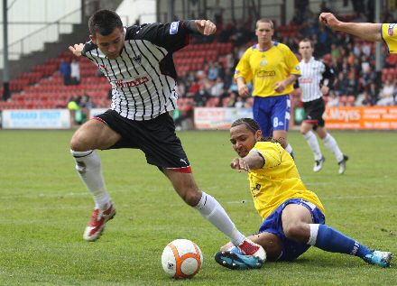 Steven Bell scores v Morton 24th April 2010 Steven Bell scores v Morton 24th April 2010