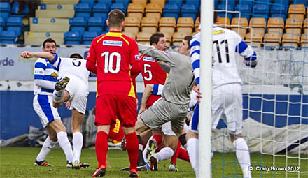 Callum Morris' first goal for Dunfermline Callum Morris' first goal for Dunfermline