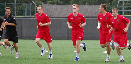 NEIL McCANN IN TRAINING NEIL McCANN IN TRAINING