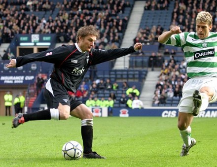 Lee Makel, Dunfermline v Celtic. CIS Insurance Cup Final