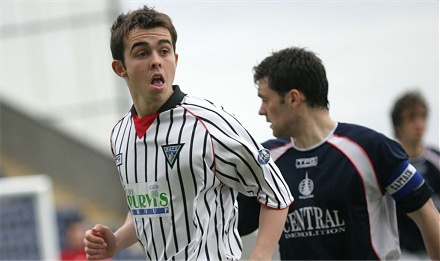 Nick Phinn starting debut v Falkirk 15.04.06 Nick Phinn starting debut v Falkirk 15.04.06