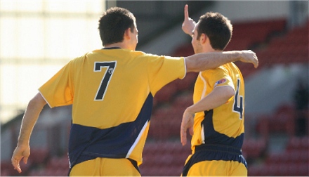 Nick Phinn's 4th minute goal Nick Phinn's 4th minute goal