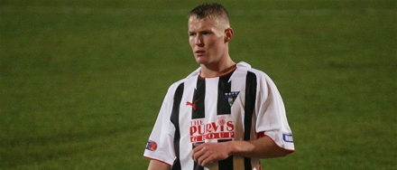 Jamie Mole on his Pars debut v Clyde in the Homecoming Scotland Scottish Cup 10/01/08 Jamie Mole on his Pars debut v Clyde in the Homecoming Scotland Scottish Cup 10/01/08