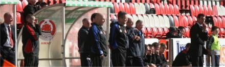 Dugout at Broadwood 21/03/09 Dugout at Broadwood 21/03/09