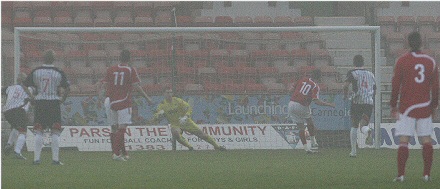 Ross County take the lead from the spot Ross County take the lead from the spot