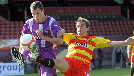 Andy Dowie v Partick Thistle Andy Dowie v Partick Thistle