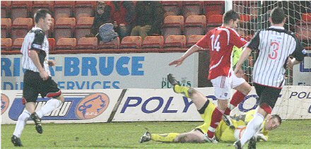 Chris Smith saves Dunfermline v Ross County Chris Smith saves Dunfermline v Ross County