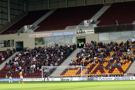 Pars Fans at Fir Park Pars Fans at Fir Park