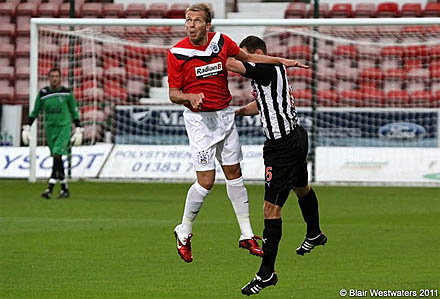 Jordan Rhodes at East End Park Jordan Rhodes at East End Park
