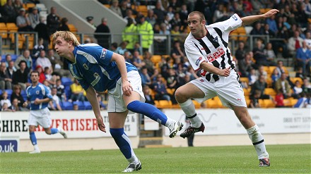Graham Bayne's first competitive goal for Dunfermline Athletic Graham Bayne's first competitive goal for Dunfermline Athletic