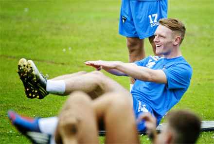 Chris Kane training Chris Kane training
