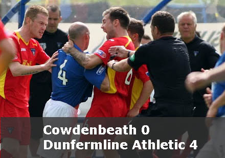 Cowdenbeath 0 Dunfermline 4 Cowdenbeath 0 Dunfermline 4