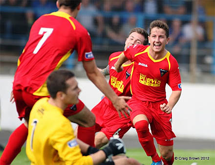 Josh Falkingham v Cowdenbeath Josh Falkingham v Cowdenbeath