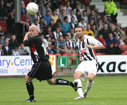 Simon Wiles on his Dunfermline debut Simon Wiles on his Dunfermline debut