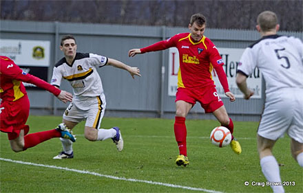 Andy Barrowman`s 12th goal of the season. Andy Barrowman`s 12th goal of the season.
