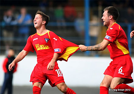 Josh Falkingham v Cowdenbeath Josh Falkingham v Cowdenbeath