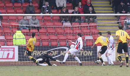 Partick score v Dunfermline 14/02/09 Partick score v Dunfermline 14/02/09