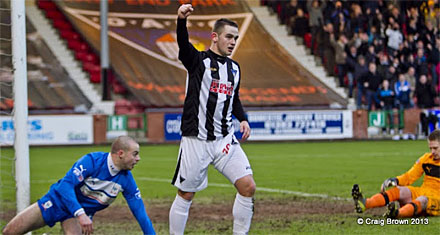Ryan Wallace celebrates a goal Ryan Wallace celebrates a goal