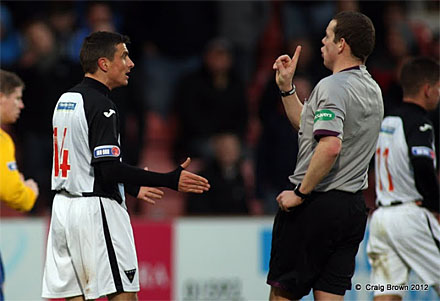 Craig Dargo being warned one is enough? Craig Dargo being warned one is enough?