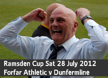 Forfar Athletic v Dunfermline Athletic Forfar Athletic v Dunfermline Athletic