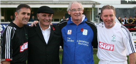 Owen Coyle, Dick Campbell, Jim Leishman and Ally McCoist Owen Coyle, Dick Campbell, Jim Leishman and Ally McCoist